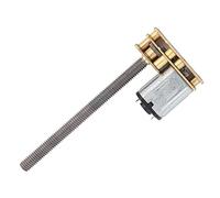 Rosvola Motoriduttore DC 1024GA20 Motore con Riduzione del Rumore a Coppia Elevata per Bracci Meccanici e Giocattoli Elettrici 12V 6V (12V 200RPM)