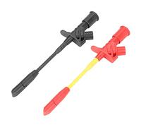 Rosvola Multimeter Testing Probes, 4mm Quick Piercing Hooks | Guscio in PA durevole, design in acciaio inossidabile, meccanismo a molla speciale, adatto per la manutenzione del veicolo,