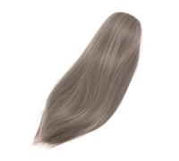 Rosvola Parrucca per Bambola da 1/4 Capelli Lunghi Lisci in Seta Morbida Ad Alta Temperatura per Bambole da 7 a 8 Pollici Perfetto Styling Fai-da-te (Gridelin)