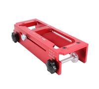 Rosvola per Cerniera per Porta, Sagoma per Mortasa Regolabile in Lega di Alluminio con Punta da Trapano Autocentrante, Cuscinetto Antiscivolo in Silicone, per Cerniere da 2,5 a 5 Pollici, Raggio