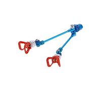 Rosvola Pistola a Spruzzo Airless Asta di Prolunga, Doppio Ugello | Lega dura durevole, facile installazione, compatibile con Titan/Wagner