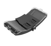 Rosvola Plastic Fishing Tackle Box with 7 Compartments (Black)