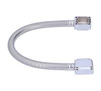 Rosvola Proteggi Cavo per Anello Porta in Acciaio Inossidabile per Cablaggio di Controllo Accessi Ordinato, Tubo per Cavi 0,5" Protegge Danni, Lunghezza 19,7", per Utenti di Sistemi di Sicurezza