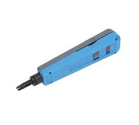 Rosvola Punch Down Tool con Testa in Acciaio Temprato | Multiuso, Maniglia protettiva, Presa facile, Custodia per lama di ricambio, Include gancio a filo, Compatibile con