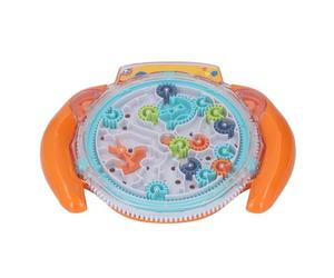 Rosvola Puzzle 3D Labirinto per Bambini Divertente e Coinvolgente Gioco Interattivo con Palle di Labirinto in Marmo per L'apprendimento e il Legame Familiare, Plastica Leggera e (ORANGE)