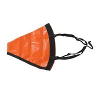 Rosvola Sea Anchor Drogue Drift Sock Arancione Strumento da Pesca Resistente al per Yacht Gommoni Leggero PVC 1 Pezzo (45,7 cm/18 Pollici)
