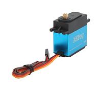 Rosvola Servo Digitale, Servo RC Alto Impermeabile con Ingranaggi in Metallo Coreless da 25 Kg con Risposta Rapida e Basso Rumore, per Droni Robot per Auto RC 1/10 1/12