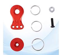 Rosvola Set di Bracci con Dentata in Acciaio con Buffer Preciso per Auto RC 1/10 1/8, Bello e Durevole, Facile da Installare, Rosso, Pezzo (Rosso (N1022R))