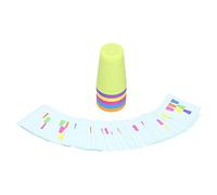 Rosvola Set di Giocattoli per Bicchieri Impilabili per Bambini, Bicchieri Educativi Colorati per Bambini, Migliora la Coordinazione e le abilità Logiche per Dai 3 Anni in su, Realizzati in Plastica