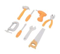 Rosvola Set di Strumenti di Riparazione per Bambini per Un Gioco Fantasioso, Una Simulazione di Plastica Durevole e per Bambini dai 3 Ai 5 Anni. Set da 8 Pezzi