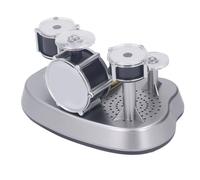 Rosvola Set di Tamburi da Dito da Scrivania Portatili e Compatti per Alleviare lo Stress e Godersi la Musica per Bambini e Adulti, Realizzati in Resistente ABS 16x11x10 Cm