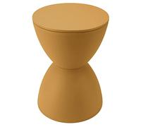 Rosvola Sgabello a Forma di Clessidra Tavolino Alla Moda in Plastica Resistente per il Camerino del Bagno (curcuma)