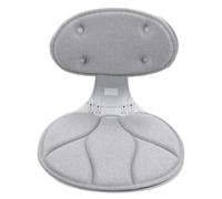 Rosvola Supporto per la Vita della Sedia da Ufficio Design Ergonomico Pieghevole per la Guida e L'uso Domestico Materiale in Poliestere (GRAY)