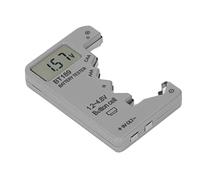 Rosvola Tester Digitale per Batterie, compatibilità Universale | Display LCD per letture in tempo reale, leggero per un facile trasporto, testa vari di batterie