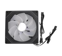 Rosvola Ventole per Case ARGB da 140x140x25 Mm, Ventole di Raffreddamento per Case del Computer a Luce Sincronizzata, Ventilatori di Raffreddamento a Dissipazione Silenziosa per la Maggior Parte dei