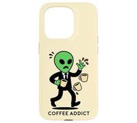 Roswell Alien, dipendente dal caffè marziano Custodia per iPhone 15 Pro