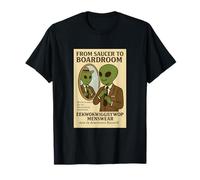 Roswell Aliens 1950's Menswear Retro Parodia Maglietta