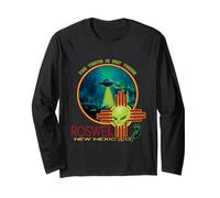Roswell New Mexico Alien Spaceship Crash Souvenir Maglia a Manica