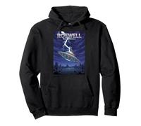 Roswell UFO Disco Volante Nuovo Messico Souvenir Fulmine Felpa con Cappuccio