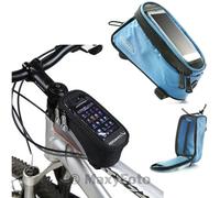 ROSWHEEL CUSTODIA ORIGINALE SUPPORTO BICI WATERPROOF 5,5" BLU UNIVERSALE 78B33DA