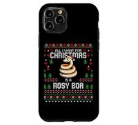 Rosy Boa Brutto Maglione Natale Serpente Natale Pet Herpetology Custodia per iPhone 11 Pro