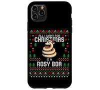Rosy Boa Brutto Maglione Natale Serpente Natale Pet Herpetology Custodia per iPhone 11 Pro Max