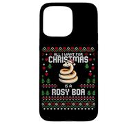 Rosy Boa Brutto Maglione Natale Serpente Natale Pet Herpetology Custodia per iPhone 15 Pro Max