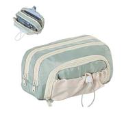 Rosy Posy Pencil Case, Kawaii Pencil Cases, Cute Aesthetic Waterproof Drawstring Pen Pouch, Pencil Case with Rosy Posy Pens, High Capacity Stationery Storage Bag Student (Pencil case-C)
