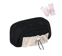 Rosy Posy Pencil Case, Kawaii Pencil Cases, Cute Aesthetic Waterproof Drawstring Pen Pouch, Pencil Case with Rosy Posy Pens, High Capacity Stationery Storage Bag Student (with pens-D)