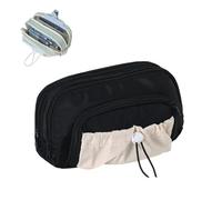 Rosy Posy Pencil Case, Kawaii Pencil Cases, Cute Aesthetic Waterproof Drawstring Pen Pouch, Pencil Case with Rosy Posy Pens, High Capacity Stationery Storage Bag Student (Pencil case-D)