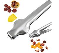 RosyFate Castagno Clip, Castagne Utensili Cucina, Clip Rapida per Castagne, Multifunzione Taglio della Castagna, Pinza Castagne, Clip di Castagno, Noce Pinze, Schiaccianoci Clip, Taglia Castagne