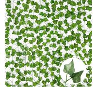 ROSYLEVE Edera Finta 12 pezzi 210 cm Finta Edera Finta Pianta Artificiale per Festa di Matrimonio e la Decorazione della Parete