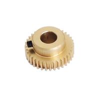 Rota di ingranaggio worm ottone, Pezzi meccanici CNC for ruota dentata a vite senza fine e pignone in ottone 3-6mm 40-49 denti Confezione da 2(5mm-47 teeth)