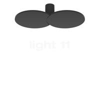 Rotaliana Collide H1 Lampada da parete e soffitto LED, nero opaco - 2.700 k - dimmerabile a taglio di fase