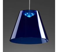 Rotaliana Dina - lampada LED a sospensione con paralume blu Rotaliana