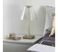 Rotaliana Din T1 Lampada da tavolo a LED ricaricabile bronzo Rotaliana