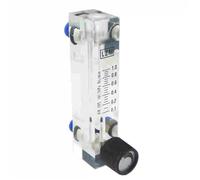 Rotametro per flussometro ad azoto aria 0,1-35 LPM con valvola di controllo, tubo regolabile da 6/8/10/12 mm, 576 salviette totali per una misurazione accurata del flusso
