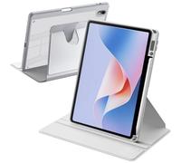Rotante Custodia compatibile con Huawei MatePad 11.5 S 2024 con Portapenne, 360° Rotazione Protettiva Cavalletto Cover Chiaro Indietro, Auto Svegliati/Sonno, Grigio