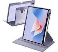 Rotante Custodia compatibile con Huawei MatePad 11.5 S 2024 con Portapenne, 360° Rotazione Protettiva Cavalletto Cover Chiaro Indietro, Auto Svegliati/Sonno, Viola Lavanda