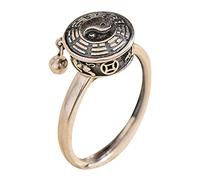 Rotante Per Le Donne Fidget Dita Ansia Spinner Buona Felicità Buddista Tibetano Bici di Preghiera Lady Band, come descritto