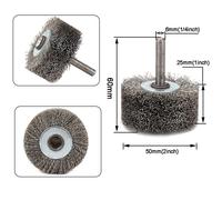 Rotante Strumenti Acciaio Wire Brush Spazzola Popolare Useful 50x25mm for Metal