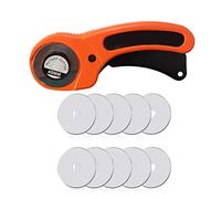 Rotary Cutter Manual Cloth Cutting Leather Round Blade for Crafting DIY