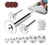 Rotary Cutting Wheel Set - Drill Cutting Discs for Metal, Wood, | Precision Grinder Attachment Blades for Workshops, Factories, Home Projects, Craft, Repair Tasks, Power Tool Accessories