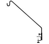 Rotary Deck Hook - Heavy-Duty Bird Feeder & Lantern Hanger, Fully Rotating Railing Hook, Extended Fence & Balcony Hooks | Hanging Flower Pots, Patio Decor, Outdoor Garden Accessories, Backyard Birds