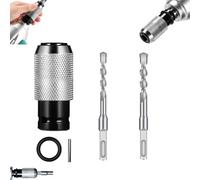 Rotary Hammer Adapter With Impact Drill Bits Set,Multifunctional Electric Hammer Drill Converter with Adapter2/4 Size Hammers Bits,Air Hammers Socket Adapter,Quick Release Adapters Converter-10+12mm