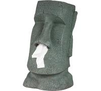 Rotary Hero Moai Dispenser di fazzoletti Testa Isola di Pasqua 18 x 14,5 x 32 cm