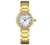 Rotary Orologio da donna Heritage con quadrante in madreperla e cinturino in acciaio inox placcato oro