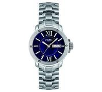 Rotary Orologio da polso da uomo XL Timepieces analogico in acciaio inox GB02829/05, Nero, Bracciale
