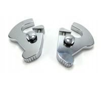 Rotary Sissy Bar Portapacchi Docking Latch Clips Kit per Harley Davidson CROMO