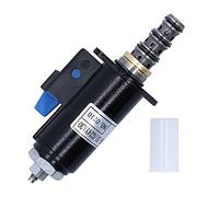 Rotary Solenoid Valve Brake 121-1490, DC24V Excavator Solenoid Valve, OEM Replacement for CAT E320B E320C E320D E330 E325B, Durable Steel Housing, Heavy - Duty Hydraulic Control